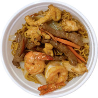 Tallarines chinos a la plancha