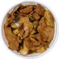 Ternera con champiñones