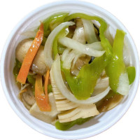 Verdura variadas salteadas